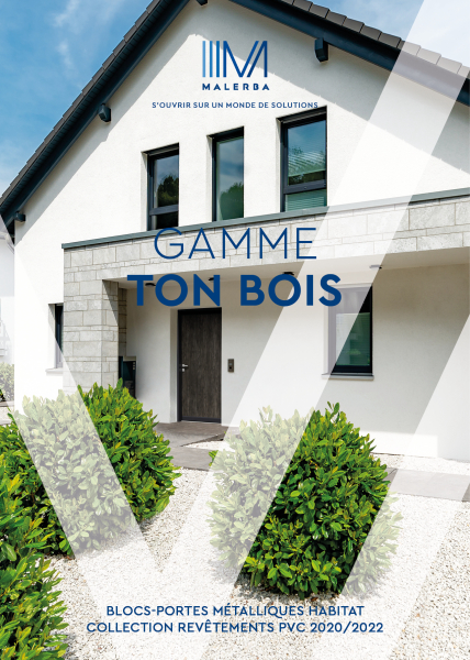 TON BOIS – Gamme de revêtements PVC pour blocs-portes métalliques Habitat 2020/2028